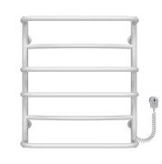 Електрична сушарка для рушників Deffi Аквамікс П6 500х600 праве підключення EF16 білий D.AM.60.50.6.E.W.R.5