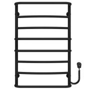 Електрична сушарка для рушників Deffi Аквамікс П8 500х800 праве підключення EF16 чорний D.AM.80.50.8.E.B.R.5