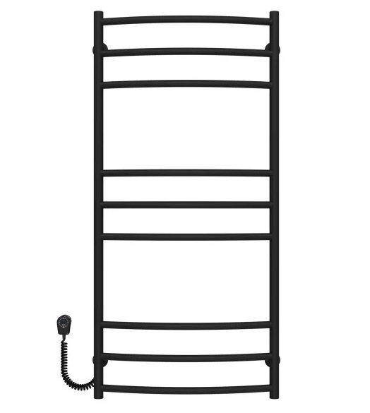 Электрический полотенцесушитель Deffi Классик Элит П9 500х1100 левое подключение EF16 черный D.KE.110.50.9.E.B.L.5