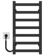 Електрична сушарка для рушників Deffi Avast П7 300х600 ліве підключення JD04 чорний B.AV.60.30.7.E.B.L.2