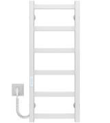 Електрична сушарка для рушників Deffi Avast П6 300х800 ліве підключення WD04 білий B.AV.80.30.6.E.W.L.4