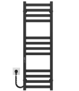 Сушарка для рушників Електрична Deffi Avast П12 300х1000 ліве підключення JD04 чорний B.AV.100.30.12.E.B.L.2