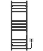 Электрический полотенцесушитель Deffi Avast П12 400х1000 правое подключение JD04 черный B.AV.100.40.12.E.B.R.2