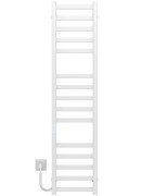 Электрический полотенцесушитель Deffi Avast П15 400х1400 левое подключение WD04 белый B.AV.140.40.15.E.W.L.4