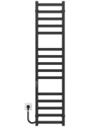 Электрический полотенцесушитель Deffi Avast П15 400х1400 левое подключение JD04 черный B.AV.140.40.15.E.B.L.2