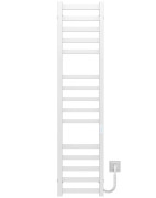 Электрический полотенцесушитель Deffi Avast П15 400х1400 правое подключение WD04 белый B.AV.140.40.15.E.W.R.4