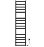 Электрический полотенцесушитель Deffi Avast П15 400х1400 правое подключение JD04 черный B.AV.140.40.15.E.B.R.2