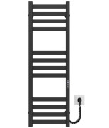 Электрический полотенцесушитель Deffi Avast П12 300х1000 правое подключение JD04 черный B.AV.100.30.12.E.B.R.2