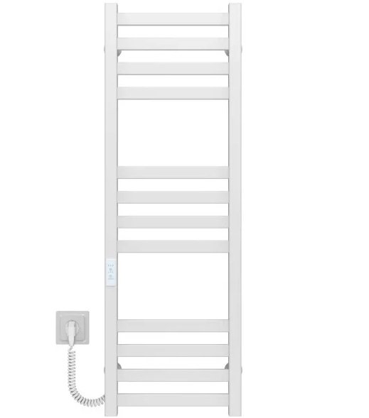 Электрический полотенцесушитель Deffi Avast П12 300х1000 левое подключение WD04 белый B.AV.100.30.12.E.W.L.4