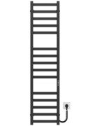 Электрический полотенцесушитель Deffi Avast П15 300х1400 правое подключение JD04 черный B.AV.140.30.15.E.B.R.2