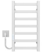Электрический полотенцесушитель Deffi Avast П7 400х600 левое подключение WD04 белый B.AV.60.40.7.E.W.L.4