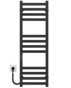 Електрична сушарка для рушників Deffi Avast П12 400х1000 ліве підключення JD04 чорний B.AV.100.40.12.E.B.L.2