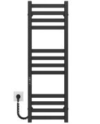 Електрична сушарка для рушників Deffi Avast П12 400х1000 ліве підключення JD04 чорний B.AV.100.40.12.E.B.L.2