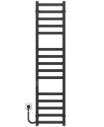 Электрический полотенцесушитель Deffi Avast П15 400х1400 левое подключение JD04 черный B.AV.140.40.15.E.B.L.2