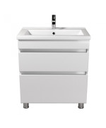 Тумба підлогова Мийдодір MoonShine 70 з раковиною Cosmo ДСП білий глянець 00-0008514