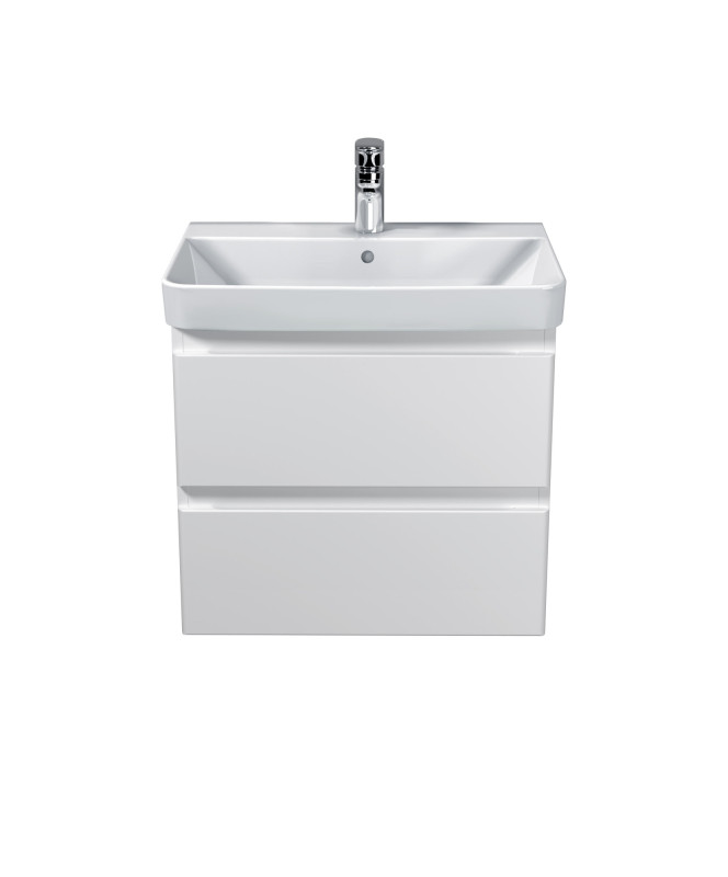 Тумба підвісна Мийдодир Unik 60-A з раковиною Vivace ДСП/МДФ білий глянець 00-0009164