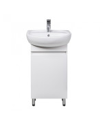 Тумба напольная Мойдодыр Temp 50 с раковиной Solo ДСП/МДФ белый глянец 00-0008563