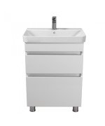 Тумба напольная Мойдодыр MoonShine 60 с раковиной Vivace ДСП белый глянец 00-0008658