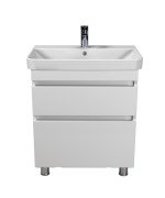 Тумба напольная Мойдодыр MoonShine 70 с раковиной Vivace ДСП белый глянец 00-0008751