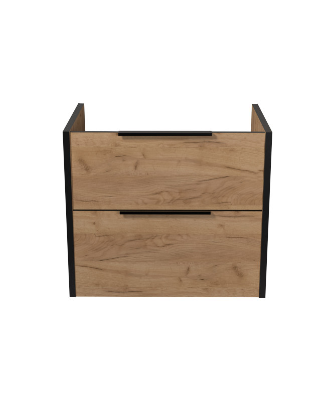 Тумба под раковину Мойдодыр Line Craft 70-А 69х44,5 см ДСП дуб крафт 00-0008016