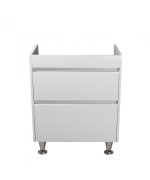 Тумба под раковину Мойдодыр Prime 69х44 см ДСП/МДФ белый глянец 00-00005737