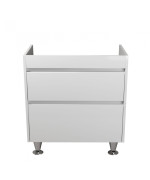 Тумба под раковину Мойдодыр Prime 79х44 см ДСП/МДФ белый глянец 00-00005739