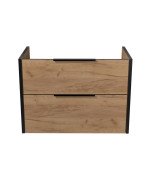 Тумба под раковину Мойдодыр Line Craft 80-А 79х44,5 см ДСП дуб крафт 00-0008017