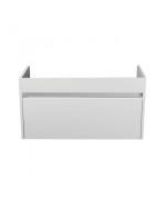 Тумба під раковину Мийдодір Prime 80-А 79х44 см ДСП/МДФ білий глянець 00-00005740