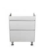 Тумба под раковину Мойдодыр Prime 69х44 см ДСП/МДФ белый глянец 00-00005737