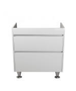 Тумба під раковину Мийдодір Prime 79х44 см ДСП/МДФ білий глянець 00-00005739