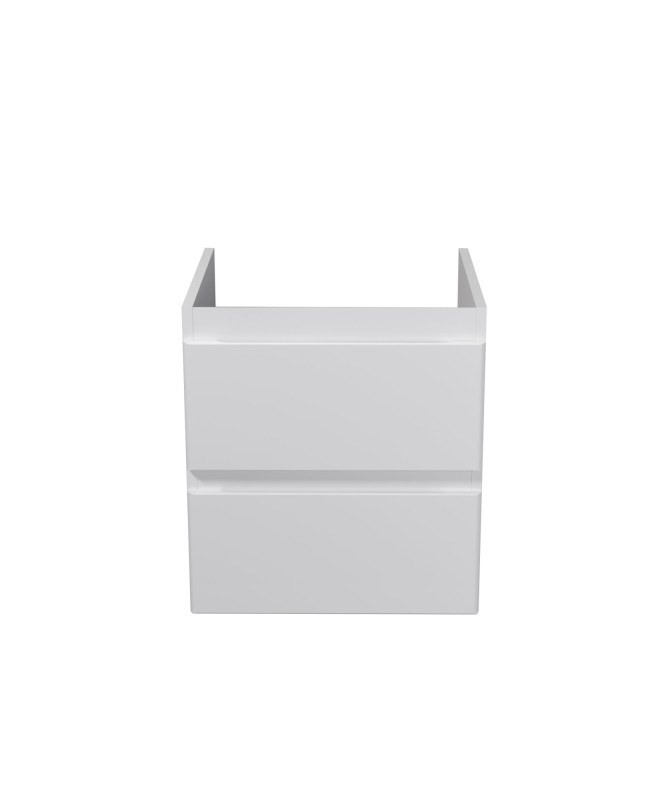 Тумба под раковину Мойдодыр Unik 50-A 46х44,6 см ДСП/МДФ белый глянец 00-0008762