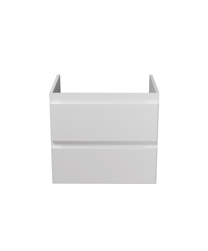 Тумба під раковину Мийдодір Unik 60-A 56х44,6 см ДСП/МДФ білий глянець 00-0008763