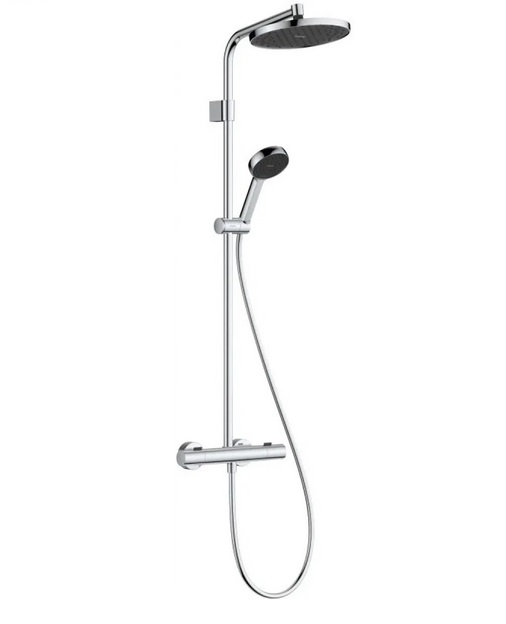 Душова система Hansgrohe Activera S 240 1jet EcoSmart з термостатом Ecostat Fine Varia хром 28078000