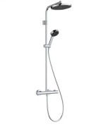 Душевая система Hansgrohe Activera S 240 1jet EcoSmart с термостатом Ecostat Fine Varia хром 28078000