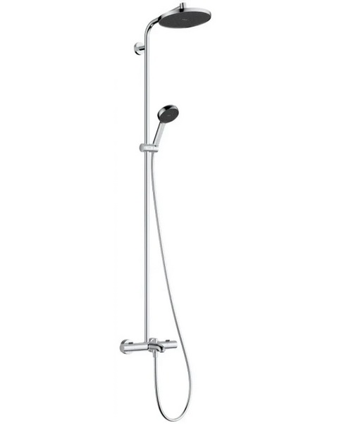 Душевая система Hansgrohe Activera S 240 1jet EcoSmart с термостатом Ecostat Fine хром 28871000