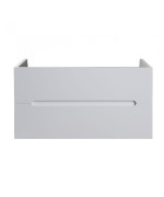 Тумба под раковину Мойдодыр Octavio 100-A 100х45 см ДСП/МДФ белый глянец 00-0006512