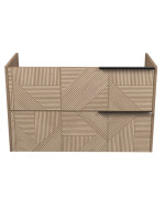 Тумба під раковину Мийдодір Illusion 100-A 97х42,8 см ДСП дуб натуральний 00-0008582