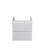 Тумба под раковину Мойдодыр Unik 50-A 46х44,6 см ДСП/МДФ белый глянец 00-0008762