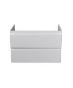 Тумба під раковину Мийдодир Unik 80-A 76х44,6 см ДСП/МДФ білий глянець 00-0008765