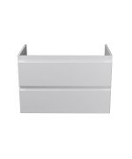 Тумба под раковину Мойдодыр Unik 80-A 76х44,6 см ДСП/МДФ белый глянец 00-0008765