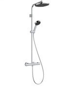 Душова система Hansgrohe Activera S 240 1jet EcoSmart з термостатом Ecostat Fine Varia хром 28078000
