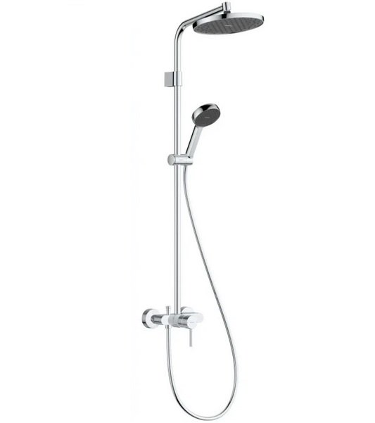 Душевая система Hansgrohe Activera S 240 1jet EcoSmart Varia со смесителем хром 28875000