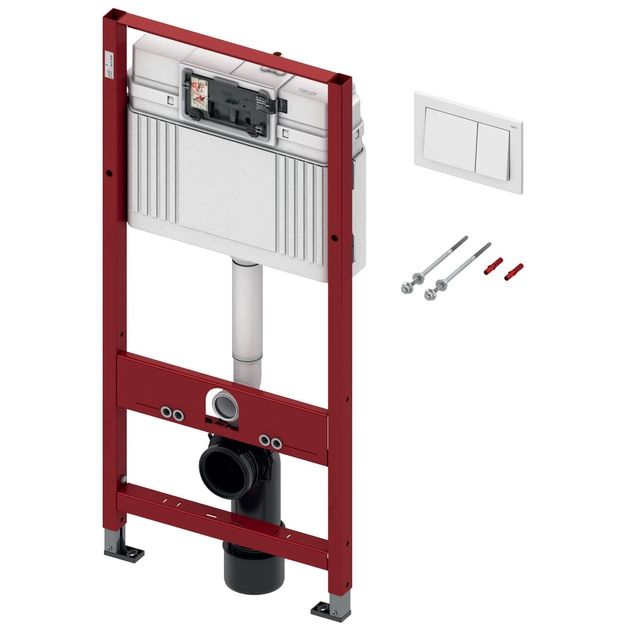 Система инсталляции для унитаза TECE Base 3 в 1 с кнопкой смыва TECEbase белый 9400400