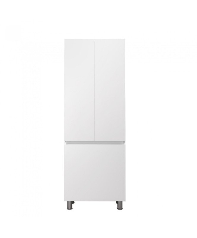 Пенал для ванної Мийдодір MoonShine П-66к 66х35х185 см ДСП білий глянець 00-0008516