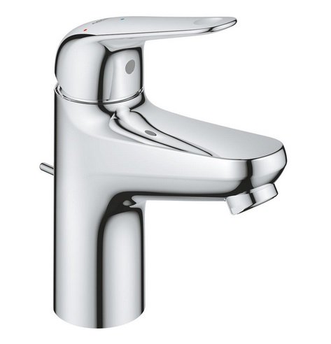 Змішувач для раковини Grohe Swift QuickFix S-Size одноважільний з донним клапаном хром 24322001