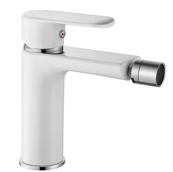 Змішувач для біде Rea Bloom одноважільний білий/хром REA-B9916