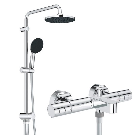 Душова система Grohe Vitalio System 200 Flex з термостатом Precision Get хром UA202907TR