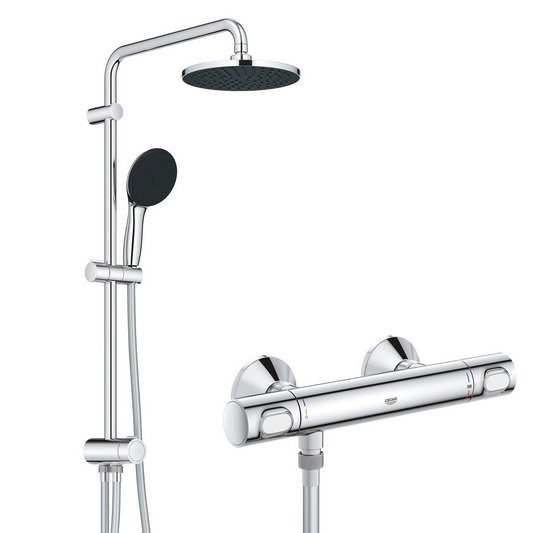 Душевая система Grohe  Vitalio System 200 Flex с термостатом Precision Flow хром UA202908TR