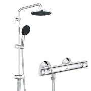 Душова система Grohe Vitalio System 200 Flex із термостатом Precision Flow хром UA202908TR