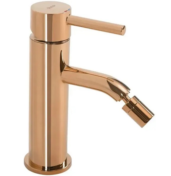 Смеситель для биде Rea Lungo однорычажный розовое золото REA-B4700